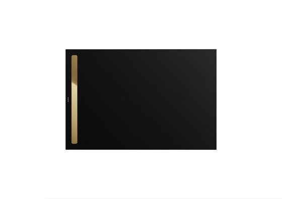 Nexsys schwarz matt 100 | Blende Gold glänzend | Duschwannen | Kaldewei