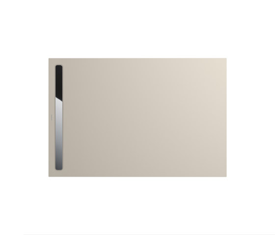 Nexsys warm grey 10 | Cover polished stainless steel | Bacs à douche | Kaldewei
