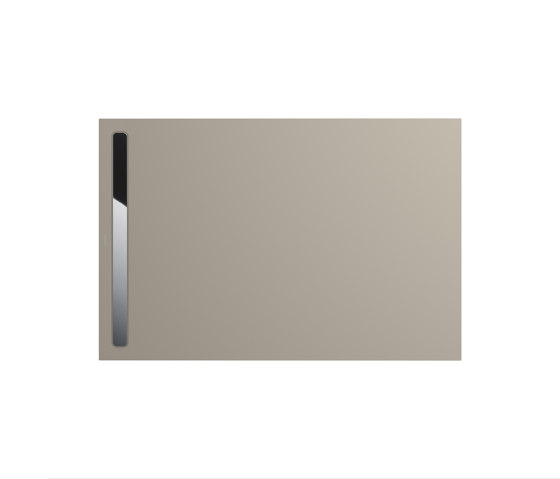 Nexsys warm grey 30 | Cover polished stainless steel | Shower trays | Kaldewei