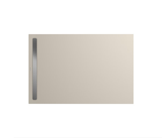 Nexsys warm grey 10 | Cover brushed stainless steel | Piatti doccia | Kaldewei