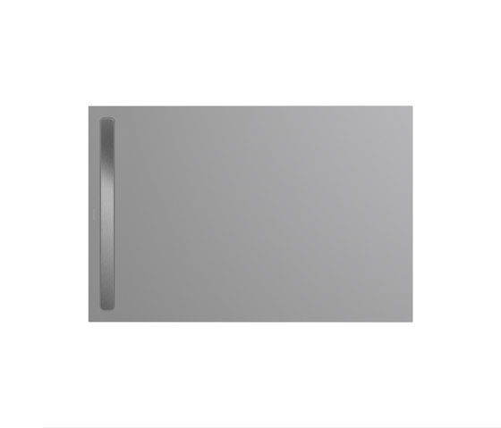 Nexsys cool grey 30 | Cover brushed stainless steel | Bacs à douche | Kaldewei