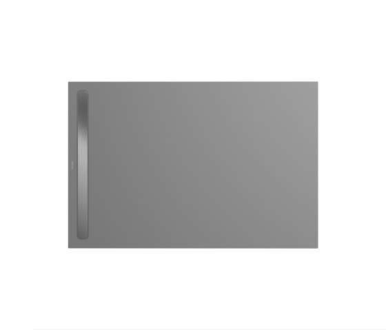 Nexsys cool grey 40 | Cover brushed stainless steel | Platos de ducha | Kaldewei
