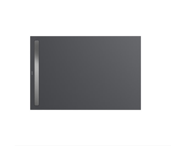 Nexsys cool grey 80 | Cover brushed stainless steel | Bacs à douche | Kaldewei