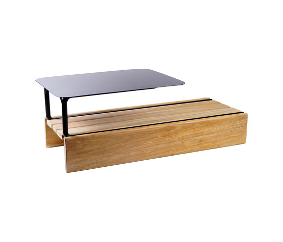 Casual Modular Coffee Table With Tray | Tables basses | cbdesign
