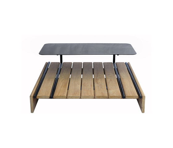 Casual Modular Square Coffee Table/Stool With Tray | Mesas de centro | cbdesign