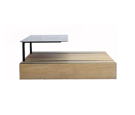Casual Modular Square Coffee Table/Stool With Tray | Tables basses | cbdesign