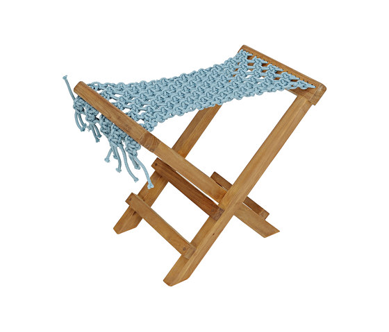 Fes Folding Stool Macrame Weaving | Stools | cbdesign