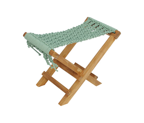 Fes Folding Stool Macrame Weaving | Tabourets | cbdesign