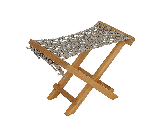 Fes Folding Stool Macrame Weaving | Tabourets | cbdesign