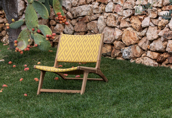 Vienna Relax Chair Yellow Batik Labirint | Armchairs | cbdesign