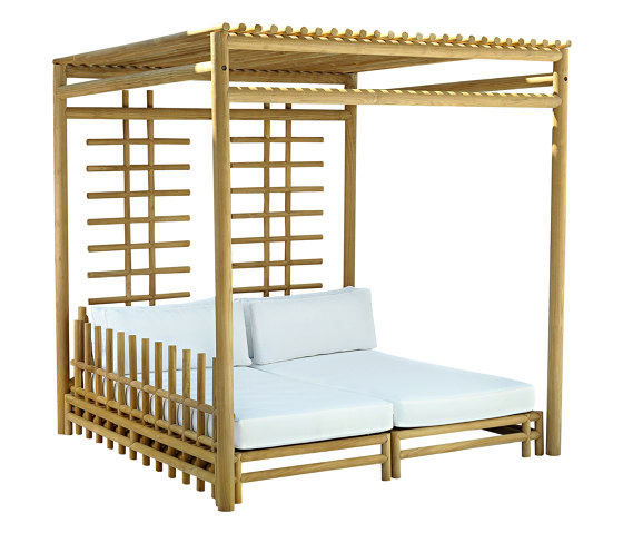 Woo Gazebo - 2 Sunbed/Sofa - 2 Coffee Table | Pavillons | cbdesign