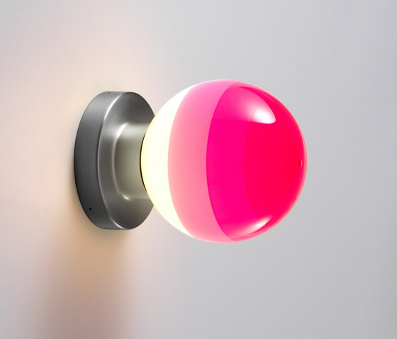Dipping Light A2-13 Pink-Graphite | Wall lights | Marset