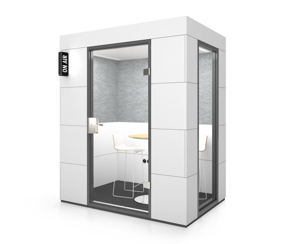 Dialogue Unit | White | Soundproofing room-in-room systems | OFFICEBRICKS