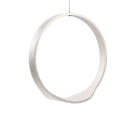 Circleswing N.1 Wooden Hanging Chair Swing Seat -  White Oak⎥indoor | Schaukeln | Iwona Kosicka Design