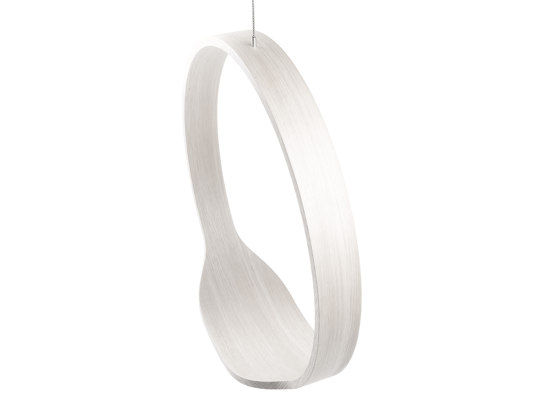 Circleswing N.1 Wooden Hanging Chair Swing Seat -  White Oak⎥indoor | Dondoli | Iwona Kosicka Design