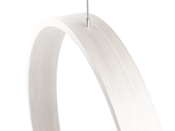 Circleswing N.1 Wooden Hanging Chair Swing Seat -  White Oak⎥indoor | Schaukeln | Iwona Kosicka Design