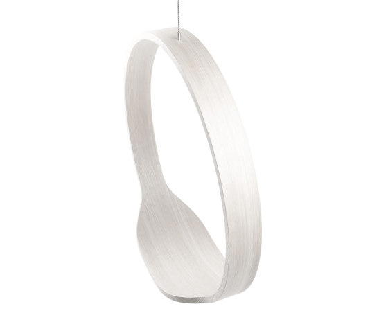 Circleswing N.1 Wooden Hanging Chair Swing Seat -  White Oak⎥outdoor | Columpios | Iwona Kosicka Design