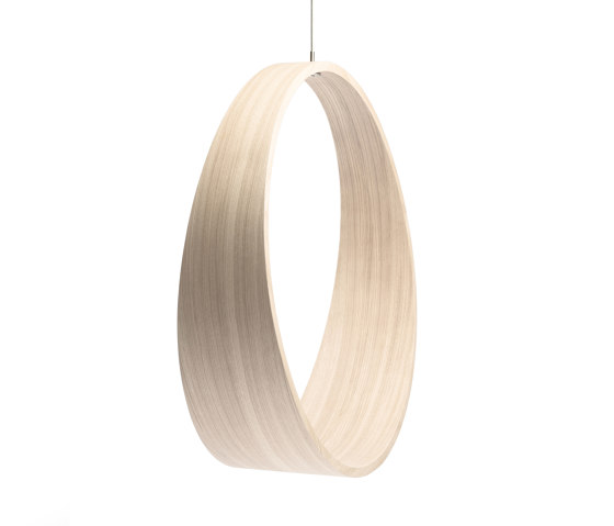 Circleswing N.2 Wooden Hanging Chair Swing Seat - Little White Oak⎥indoor | Dondoli | Iwona Kosicka Design