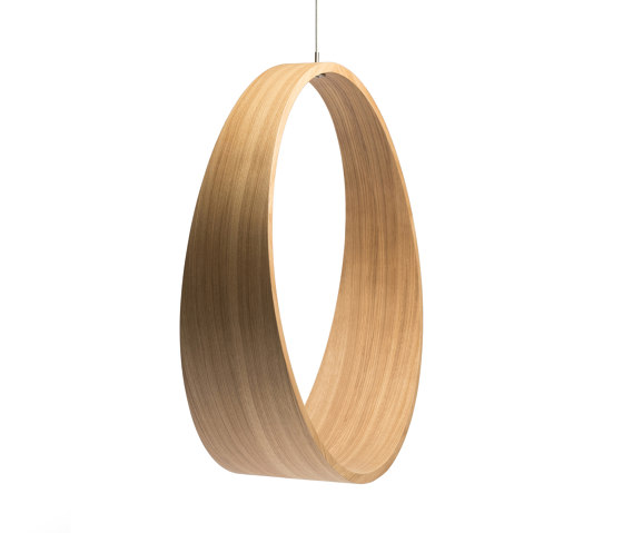 Circleswing N.2 Wooden Hanging Chair Swing Seat - Natural Oak⎥indoor | Dondoli | Iwona Kosicka Design