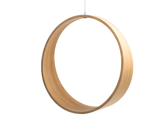 Circleswing N.2 Wooden Hanging Chair Swing Seat - Natural Oak⎥indoor | Columpios | Iwona Kosicka Design
