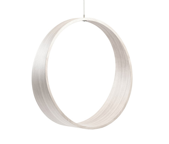 Circleswing N.2 Wooden Hanging Chair Swing Seat - White Oak⎥outdoor | Balancelles | Iwona Kosicka Design
