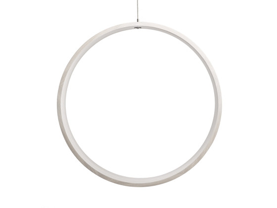 Circleswing N.3 Wooden Hanging Chair Swing Seat -  White Oak⎥outdoor | Schaukeln | Iwona Kosicka Design