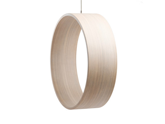 Circleswing N.3 Wooden Hanging Chair Swing Seat - Little White Oak⎥indoor | Schaukeln | Iwona Kosicka Design