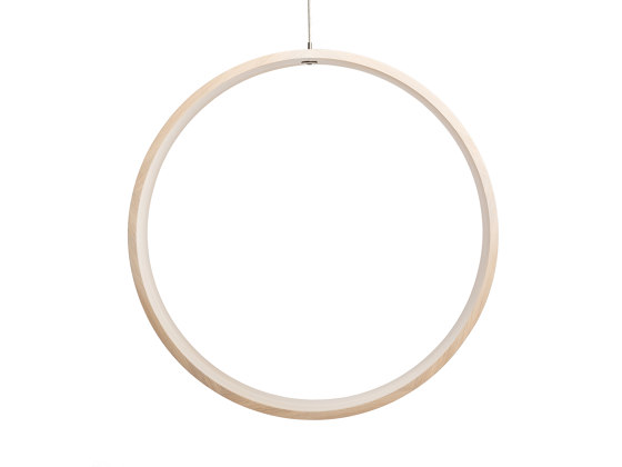 Circleswing N.3 Wooden Hanging Chair Swing Seat - Little White Oak⎥indoor | Schaukeln | Iwona Kosicka Design