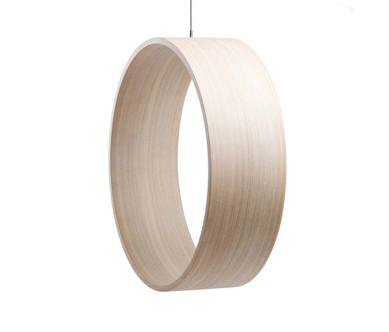 Circleswing N.3 Wooden Hanging Chair Swing Seat - Little White Oak⎥outdoor | Dondoli | Iwona Kosicka Design