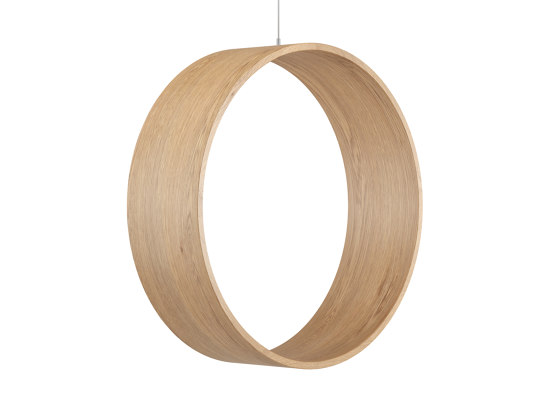 Circleswing N.3 Wooden Hanging Chair Swing Seat - Natural Oak⎥indoor | Balancelles | Iwona Kosicka Design