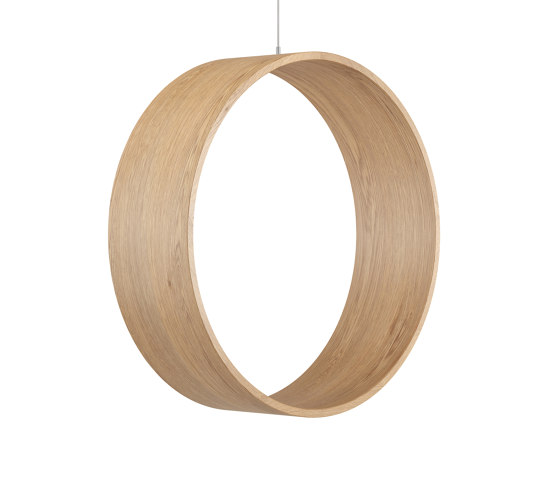 Circleswing N.3 Wooden Hanging Chair Swing Seat - Natural Oak⎥outdoor | Balancelles | Iwona Kosicka Design