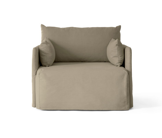 Offset Sofa, 1. Seater w. Loose Cover | Cotlin Poppy Seed | Sillones | Audo Copenhagen