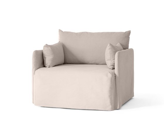 Offset Sofa, 1. Seater w. Loose Cover | Cotlin, Oat | Fauteuils | Audo Copenhagen