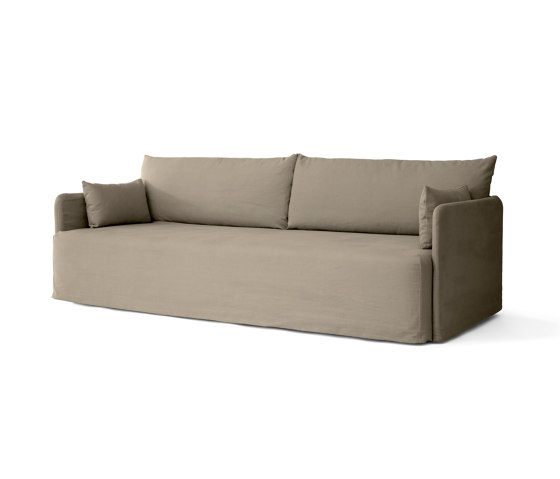 Offset Sofa, 3. Seater w. Loose Cover | Cotlin Poppy Seed | Canapés | Audo Copenhagen