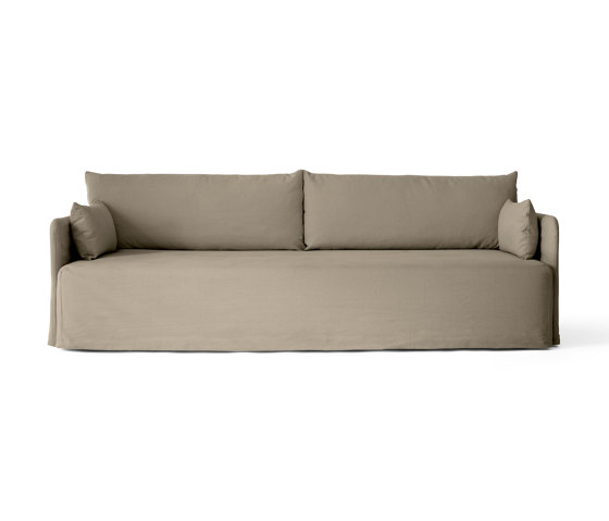 Offset Sofa, 3. Seater w. Loose Cover | Cotlin Poppy Seed | Sofás | Audo Copenhagen