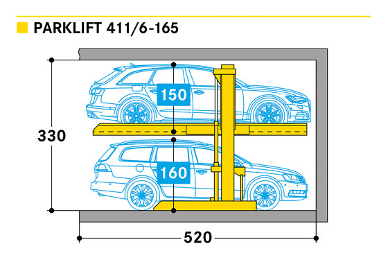 Parklift 411 | Mechanic parking systems | Wöhr