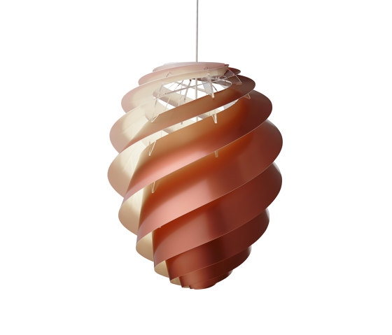 Swirl SWIRL 2 L Copper | Suspended lights | LE KLINT