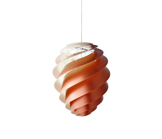 Swirl SWIRL 2 M Copper | Lámparas de suspensión | LE KLINT