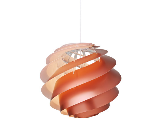 Swirl SWIRL 3 L Copper | Suspended lights | LE KLINT