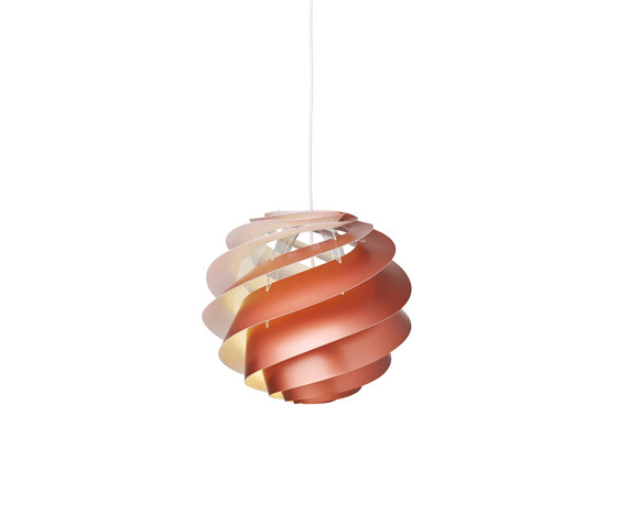 Swirl SWIRL 3 M Copper | Suspended lights | LE KLINT
