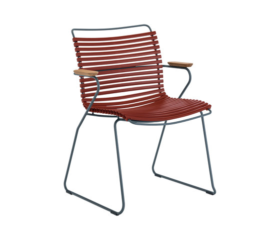 CLICK | Dining chair Paprika with Bamboo armrests | Chaises | HOUE