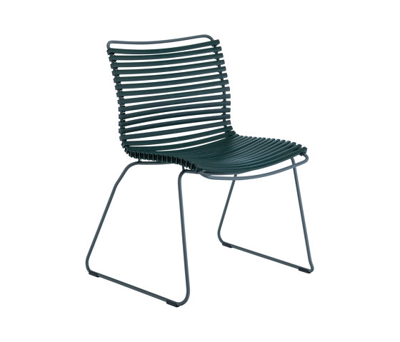 CLICK | Dining chair Pine Green No Armrest | Stühle | HOUE