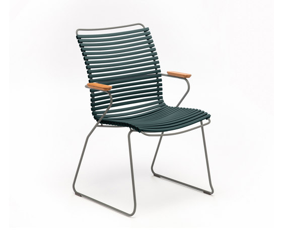 CLICK | Dining chair Pine Green Tall Back | Chaises | HOUE