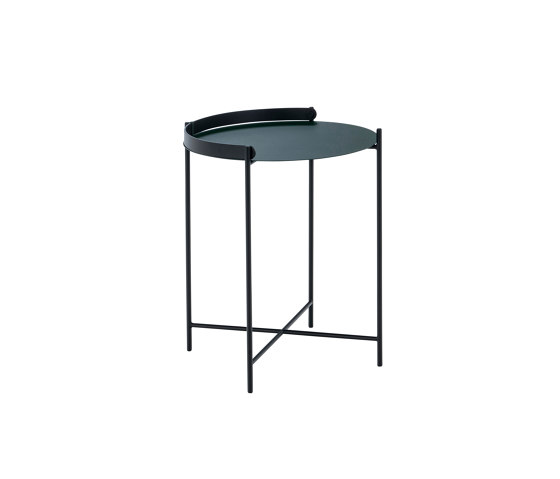 EDGE | Table Ø46 Pine Green | Side tables | HOUE