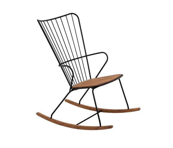 PAON | Rocking Chair Black | Armchairs | HOUE