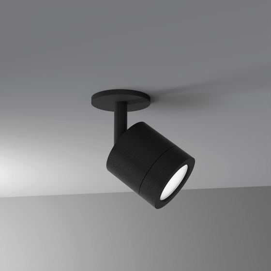 SURFACE | MINI - Recessed light source, black | Recessed ceiling lights | Letroh