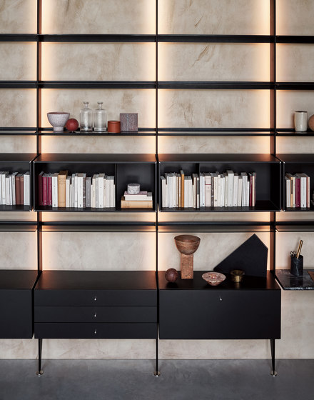 The 50's | wall system | Shelving | Cesar