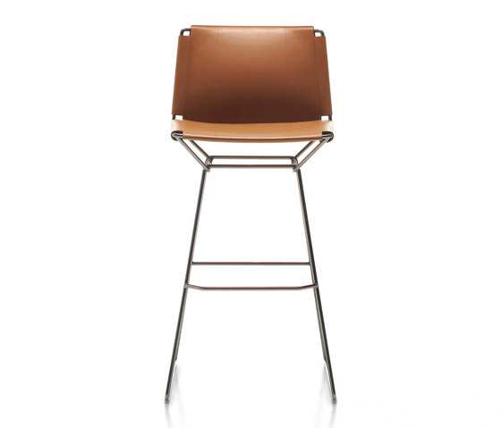 Neil Leather Stool | Bar stools | MDF Italia
