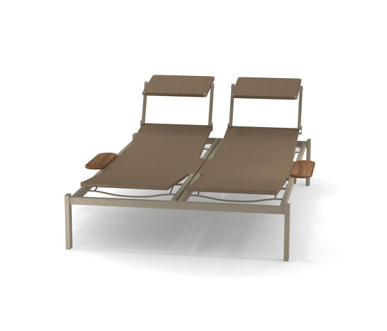 Shine Stackable daybed with hidden wheels | 289+295B+295R+295T | Sun loungers | EMU Group