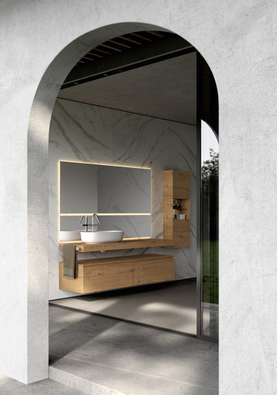 Cubik 15 | Meubles muraux salle de bain | Ideagroup